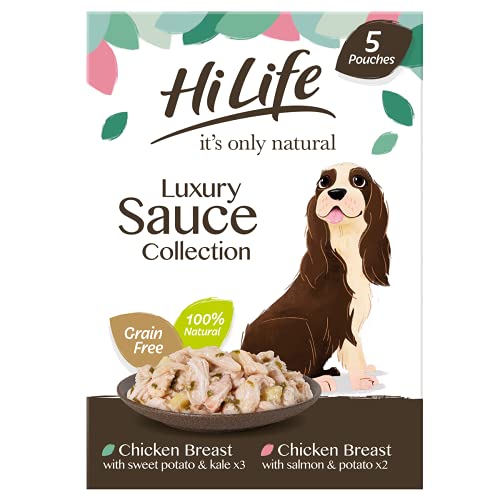 HiLife es sólo alimento Natural Premium, Surtido de Salsas, 15 Bolsas de 100 g