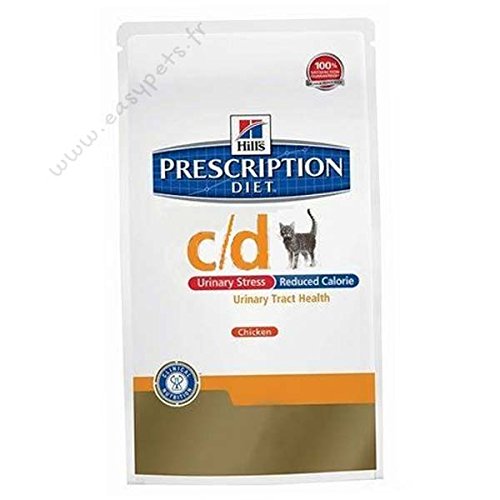 Hill 's Prescription Diet Feline C/D Urinario Estrés Reducido Calorías 8 kg