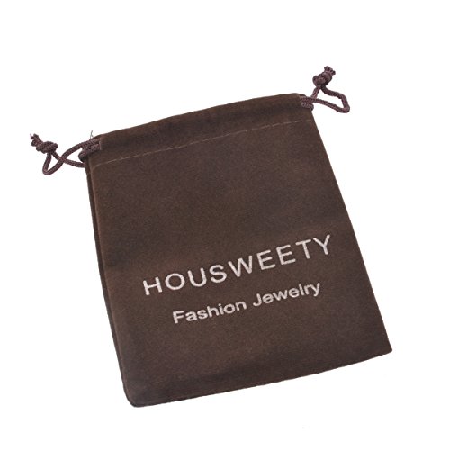 Housweety, recipiente de acero inoxidable para cenizas de mascotas con llavero y colgante con huella de perro