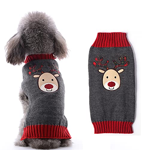 HRTTSY Suéter de invierno para perros y gatos, para Navidad, para perros pequeños, medianos y grandes, para mascotas