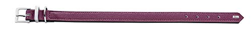 HUNTER Vega - Collar para Perro de Piel sintética, Resistente, fácil de Limpiar, 60 (M-L), Color Rosa y Negro