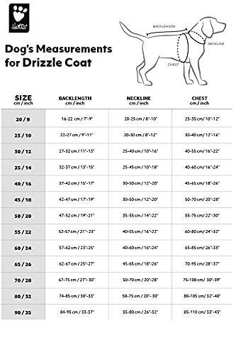 Hurtta Impermeable Drizzel Coat Currant Malva T30 1 Unidad 200 g