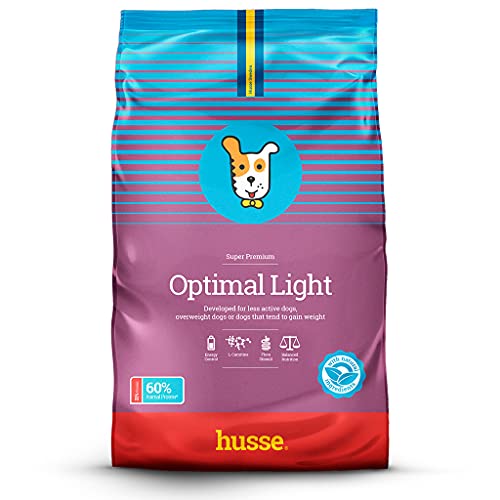 Husse - Optimal Light 7 Kg | Pienso para Perros | Función Dietética | Sabor Pollo y Salmón Ingredientes