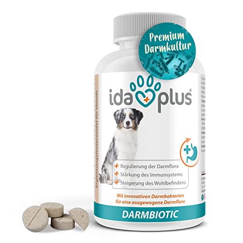 Ida Plus Darmbiotic - bacterias intestinales sanas - probióticos para la Limpieza de Colon Canina - reforzar el Sistema inmunitario y regenerar la Flora intestinal - regulación de la digestión