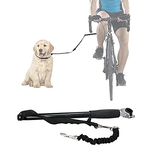 iFCOW Correa de plomo para perro con manos libres para bicicleta de perro, correa para bicicleta de perro