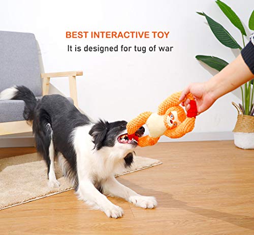Juguetes de peluche para perros, juguetes interactivos para perros, lindos juguetes para perros chillones, juguetes para masticar huesos para cachorros, razas pequeñas, medianas y grandes