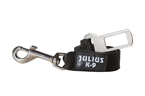 Julius-K9 16SGA-1 Conexión del Cinturón de Seguridad, 1, Negro