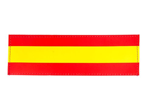 Julius-K9 Velcro National Flags – Par de Etiquetas para Dorsal Power O Belt, Disponible en Dos tamaños, Spagna