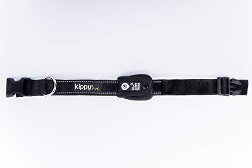 Kippy - Collar para Perros con Bolsillo Incorporado para Kippy EVO - Resistente, Impermeable y Lavable - Costuras en Material Reflectante Brillante - Mascotas - Talla L, Perro Grande