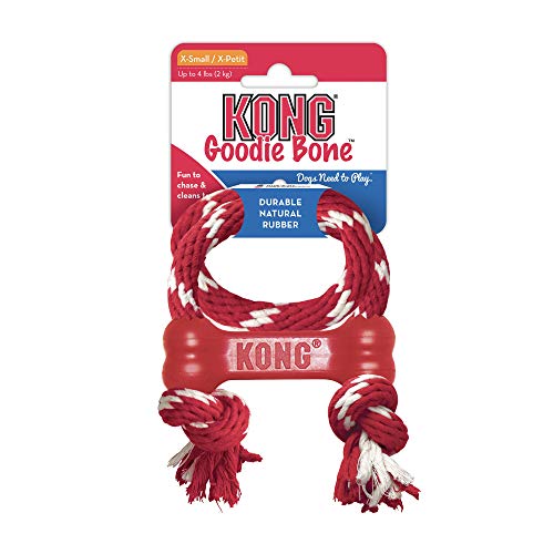 Kong Goodie Bone con Cuerda Extra Pequeño