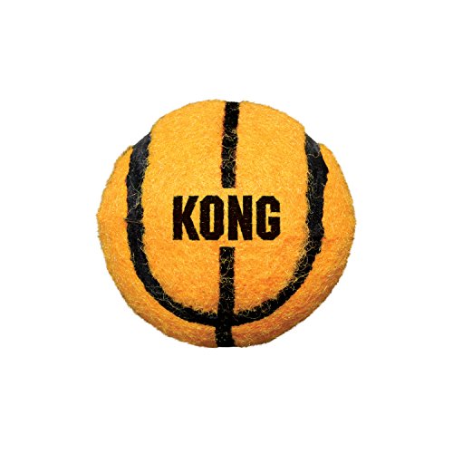 KONG - Sport Balls - Pelotas de caucho para buscar y morder (Estilo variado) - Para Perros de Raza Mediana.