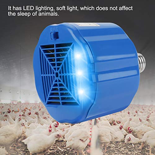 Lámpara de Calentamiento de Cultivo 100-300W Lámpara de Calentamiento de Cultivo para Mascotas gallinas Lámpara de Calor para Ganado Herramienta para Granja de Rancho