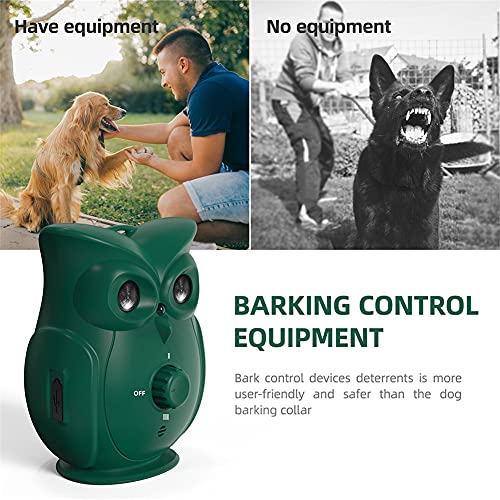 LILOVE Tapón De Corteza De Perro Ultrasónico 3 Niveles De Volumen Ajustable Anti Ladrido Dispositivos De Control De Corteza De Perro En Interiores Al Aire Libre Suministros para Perros