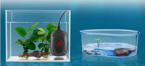 LISM® Calentador de acuario calefacción de acuario con pantalla de temperatura ecológica ajustable 50W / 100W / 150W (25W)