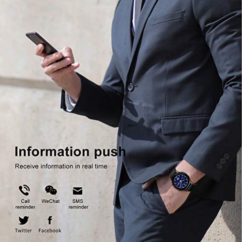 LTLJX Smartwatch, Reloj Inteligente para Deporte Mujer Hombre con Pulsómetro, Cronómetros, Calorías, Monitor de Sueño, Impermeable IP67 Podómetro Pulsera Compatible para Android e iOS,Black1