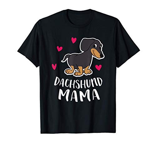 Mamá linda de perro salchicha Dachshund Mama Camiseta