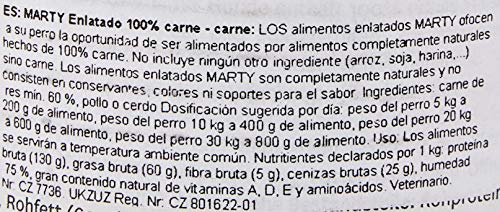 MARTY Lata Perro Ternera, MARTY, 400 g, Perro