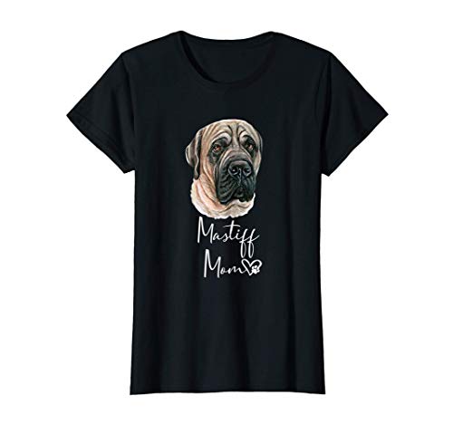 MASTIFF MOM Mamá madre mamaíta de perro Mastín inglés Regalo Camiseta
