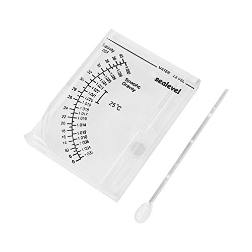 Medidor de salinidad hidrómetro para acuario hidrómetro medidor de salinidad de agua salada salinímetro para pecera