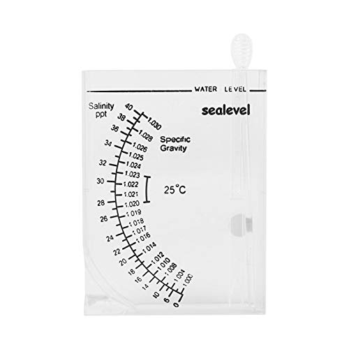 Medidor de salinidad hidrómetro para acuario hidrómetro medidor de salinidad de agua salada salinímetro para pecera