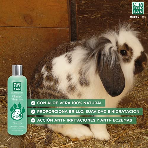 MENFORSAN Champú Con Aloe Vera para roedores, conejos y hurones 300 ml