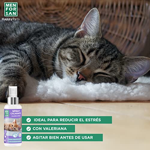MENFORSAN Spray calmante para Gatos 60ml, Calma y Reduce el estrés