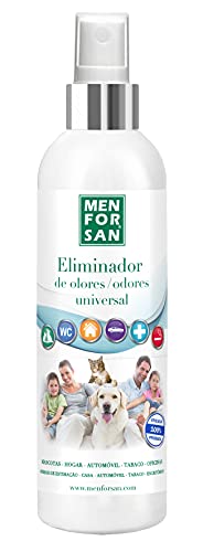 Menforsan - Spray Eliminador de olores 250ml, especial hogar con mascotas, erradica al instante cualquier mal olor, apto para todo tipo de superficies