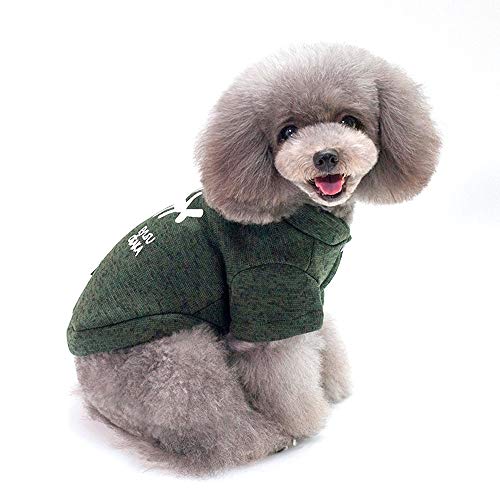 MEROURII Suéter para perro, ropa para perros, abrigo cálido, abrigo para mascotas, otoño e invierno, lana de punto para perros pequeños y medianos