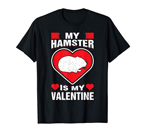 Mi hámster es My Valentine Roedor animal divertida vacacione Camiseta