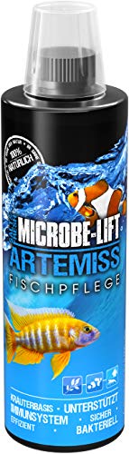 MICROBE-LIFT Artemiss - Estimulante inmunológico para Peces para acuarios de Agua Dulce y Salada, Producto de Cuidado a Base de Hierbas, Potencia y fortalece el Sistema inmunológico