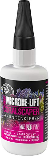 MICROBE-LIFT Coralscaper – Pegamento instantáneo en Forma de Gel, Uso fácil y Seguro para acuarios de Agua de mar, Transparent