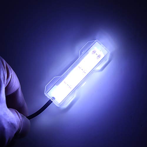 Mini luz LED para acuario, luz LED para plantas de acuario, pecera, mini decoración, lámpara LED suave