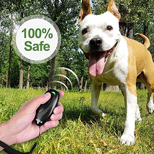 MODUS Dispositivos Antiladridos para Perros, Ultrasónico Adiestramiento, Entrenamiento de Perros y Control De Ladridos, 100% Seguro