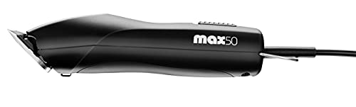 Moser 1250-0061 Max50 Cortadora de Pelo para Mascotas, Negro