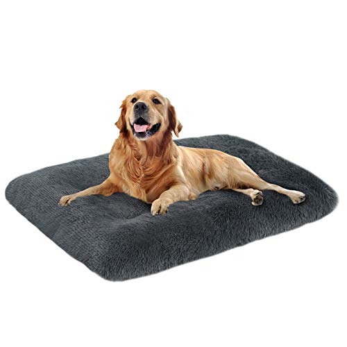 MSRNSIY Cama de peluche para perros de tamaño mediano, sofá para perros, lavable, muy suave, cesta para perros con cojín antideslizante, cama para mascotas grandes