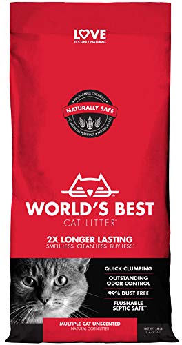 Mundial de Mejor Cat camada 391035 – Múltiples Gato apelmazarlas fórmula de Basura, 28-Pound