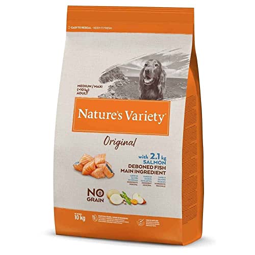 Nature's Variety Canine Adult Med MAX Salm 10KG