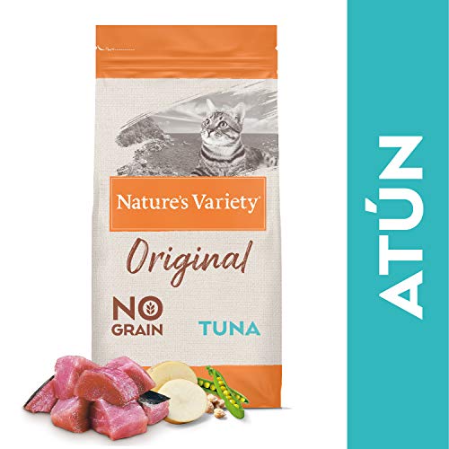Nature's Variety Original No Grain - Pienso para gatos esterilizados con atún sin espinas 1,25 Kg