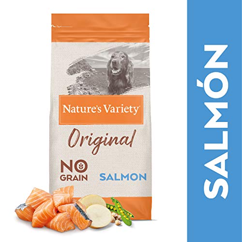 Nature's Variety Original No Grain - Pienso para perros adultos con salmón sin espinas 2 Kg