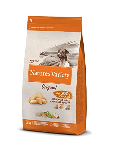 Nature's Variety Original - Pienso para perros adultos mini con pollo deshuesado 1,5 Kg