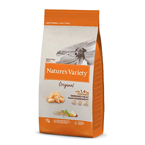 Nature's Variety Original - Pienso para perros adultos mini con pollo deshuesado 7 Kg