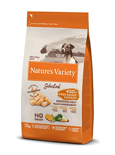 Nature's Variety Selected - Pienso para perros adultos mini con pollo campero deshuesado 1,5 Kg