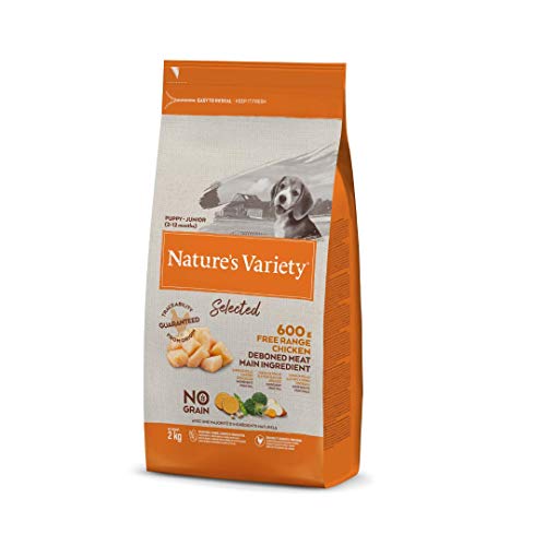 Nature's Variety Selected - Pienso para perros junior con pollo campero deshuesado 2 Kg