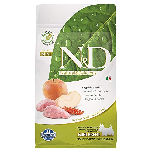 N&d Low Grain N&D N&D - Mini con jabalí y Manzana Seca para Perros, 800 g, Multicolor, única