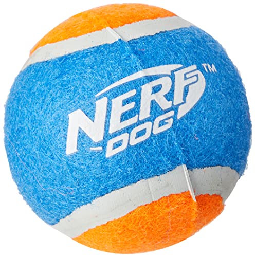 Nerf Dog Bolas de Tenis de Distancia, Paquete de 4