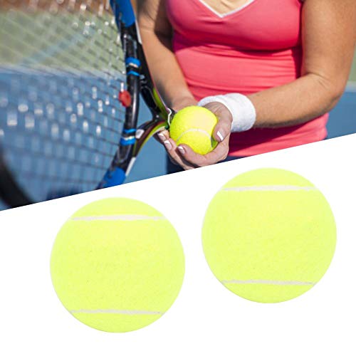 Niunion Pelota de Tenis, 3 uds LEIJIAER Goma Profesional de Alta resiliencia Pelota de Tenis de Entrenamiento Especial para práctica de competición(Tennis Ball)