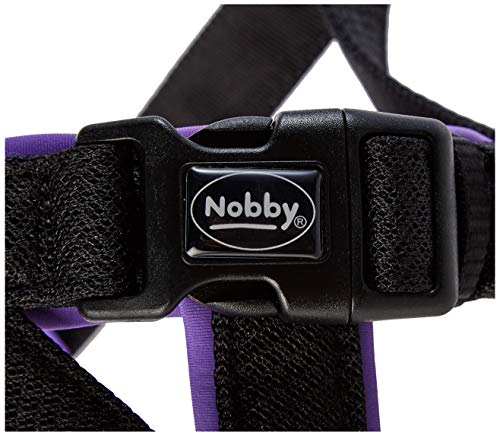 Nobby Norweger Preno - Arnés de malla M-L (L:50 - 64 cm+42 cm; B:25/35 mm), morado