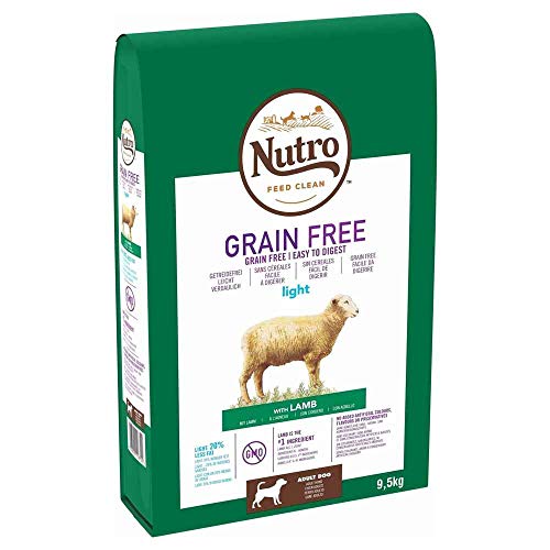 Nutro Grain Free adult light cordero 9,5 kg