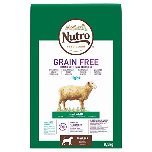 Nutro Grain Free adult light cordero 9,5 kg