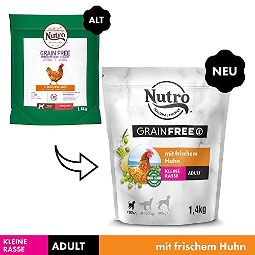Nutro Grain free adult mini pollo 1,4 kg